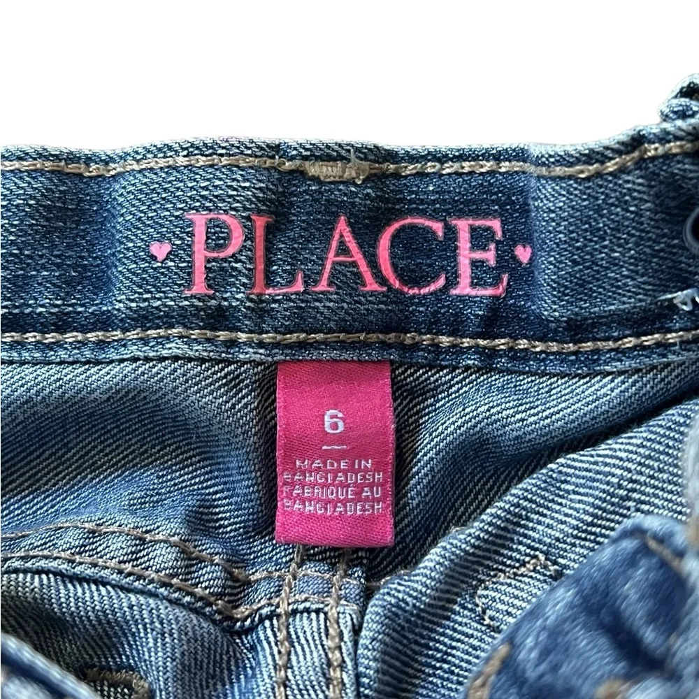 The Children’s Place | Cuffed jeans shorts adjustable waist girl’s size…